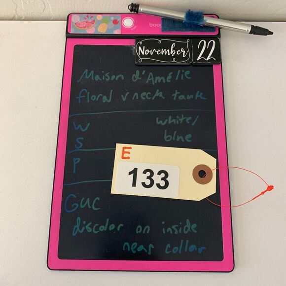 Maison d Amelie Tank Blouse Womens S Small Blue Floral Sleeveless Ruffle V Neck - Picture 10 of 11